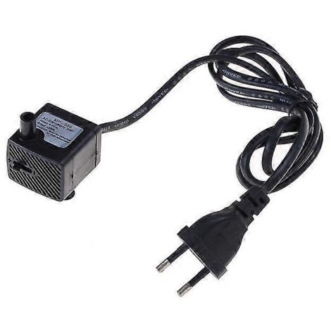 Pompe à eau submersible avec prise UE pour aquarium, fontaine, bassin à poissons, réservoir d'eau, 220 V CA Shytmv