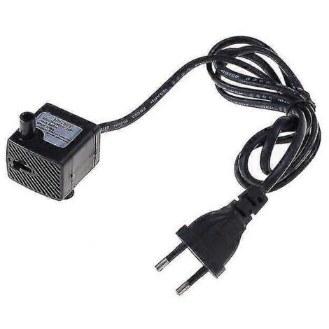 Pompe à eau submersible avec prise UE pour aquarium, fontaine, bassin à poissons, réservoir d'eau, 220 V CA -Yx