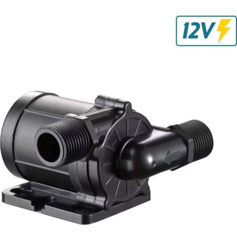 Pompe à eau submersible DC 12V 180 Degrees Low Noise Mini Immersion Pump 12m Lift Brushless Motor 700L/H Boost Water Pump for Desktop Dishwasher / Fountain Aquarium / Water Heater--