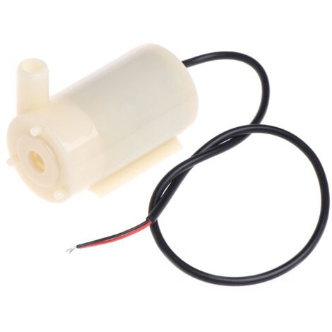 Pompe à eau submersible mini, silencieuse, pour aquarium, débit max. 100 L/h, idéale pour fontaines et aquariums de table.