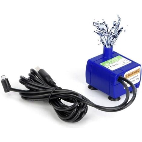 Pompe à eau submersible pour fontaine pour animaux de compagnie avec câble d'alimentation de 5,9 pieds-GUA
