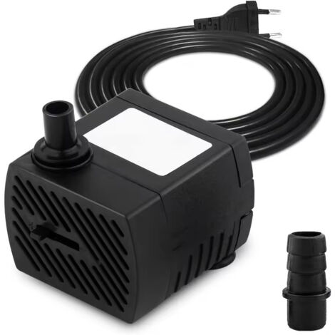 Pompe a Eau Submersible Reglable 350L H 5W Ideale pour Hydroponie Fontaine Aquarium et Bassin