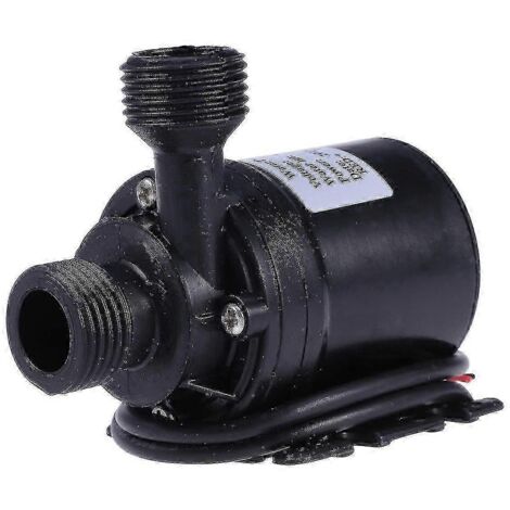 Pompe à eau submersible sans balais 12 V CC, débit 800 l/h, hauteur de 5 m, pour fontaine, piscine, système de circulation solaire, système de circulation d'eau