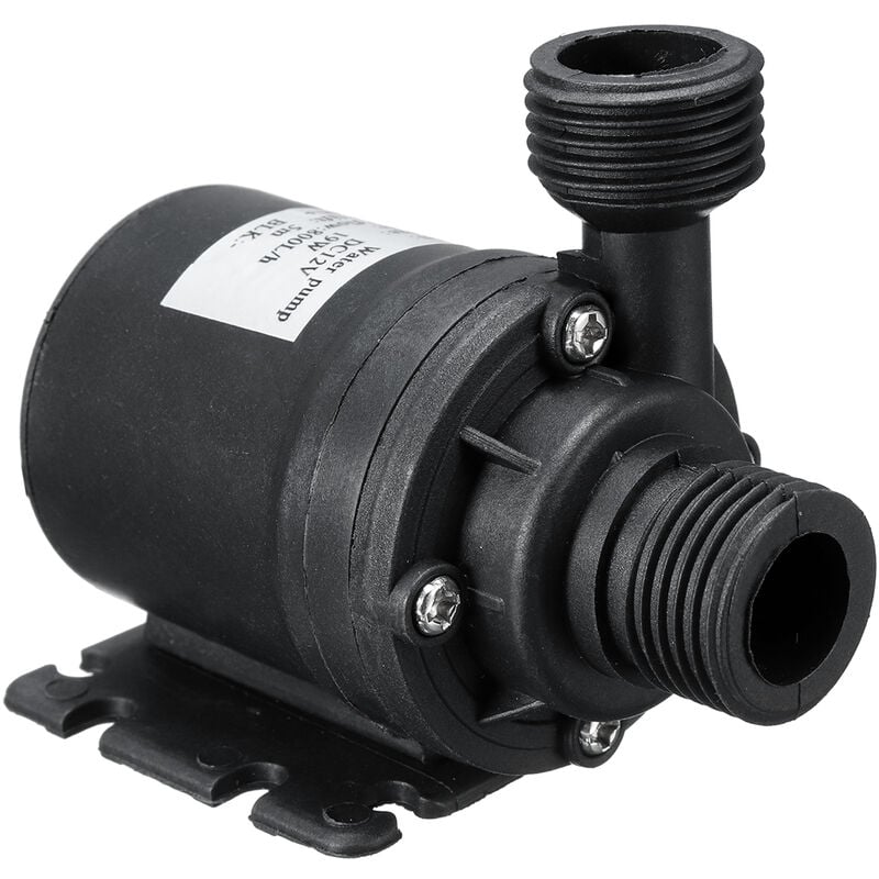 Pompe à eau Submersible Ultra-silencieuse moteur sans balais Portable 12V dc 750L/H 5.5M pour système de refroidissement fontaines chauffage Mini