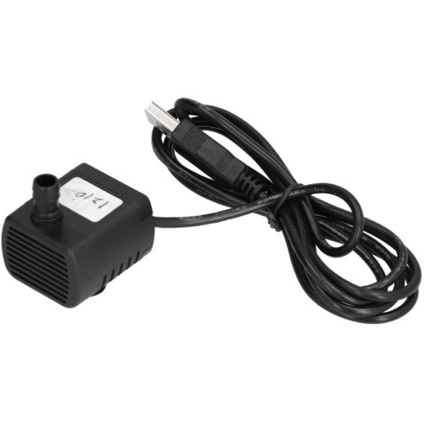 Pompe à eau submersible USB 170L/H pour aquarium et fontaine, 12V DC étanche