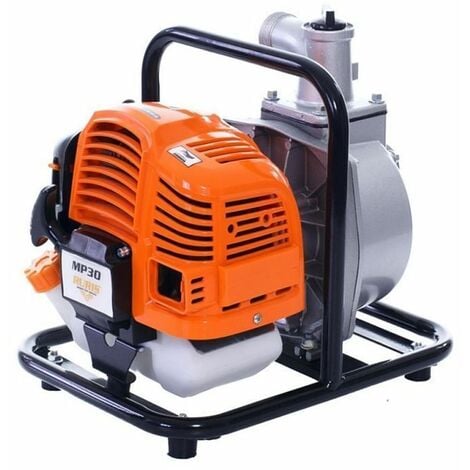 Pompe à eau thermique 2 temps 52 cm3 débit 15000 l/h Ruris MP30