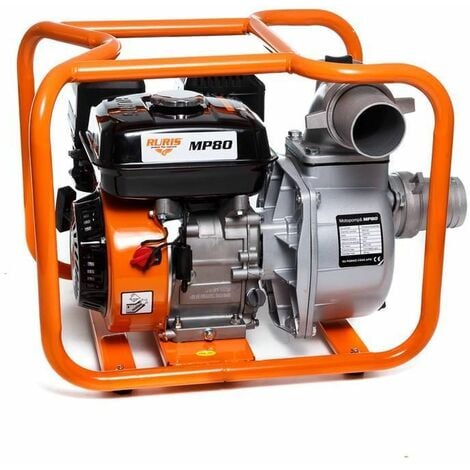 Pompe à eau thermique 7Cv 212cm3 débit 48000 l/h Ruris MP80 raccord 75 mm 3 pouces
