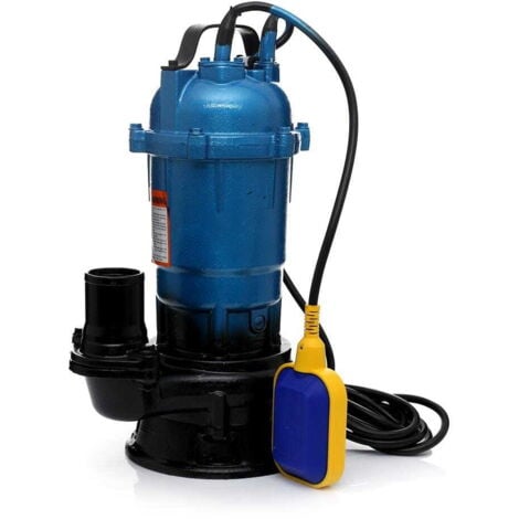 JARDIBRICODECO Pompe A Eau Vide Cave Pour Fosse Septique Avec Broyeur + Flotteur 2850w