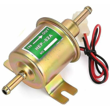 Pompe à essence électrique 12V fil de fixation à vis basse pression Diesel essence Hep-02a