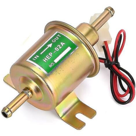 Pompe à essence électrique 12v ligne boulonnée basse pression essence diesel Hep-02a