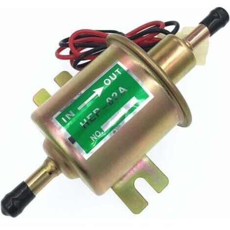 Pompe à essence électrique universelle d'essence diesel 12V HEP-02A HEP02A à basse pression OEM HEP-02A Pompe à carburant 12 V pour Most Car Carburetor Motorcycle ATV-différents modèles
