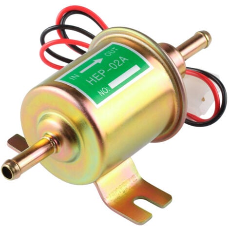GALOZZOIT Pompe à essence électrique universelle d'essence diesel 12V HEP-02A HEP02A à basse pression OEM HEP-02A Pompe à carburant électrique universelle 12 V pour Most Car Carburetor Motorcycle ATV