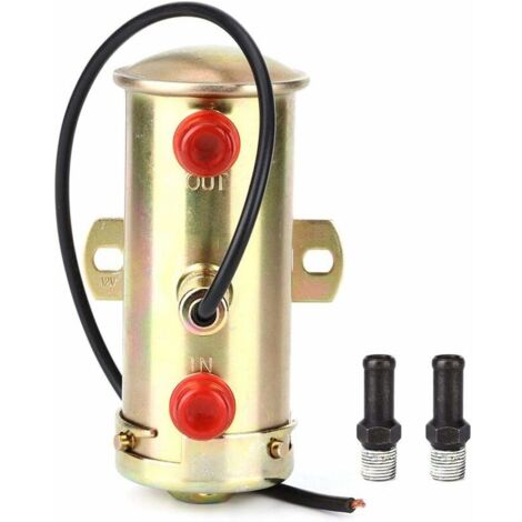 Pompe à essence électrique universelle, pièce accessoire accessoire de modification de pompe à carburant électrique de voiture automatique en cuivre 12V