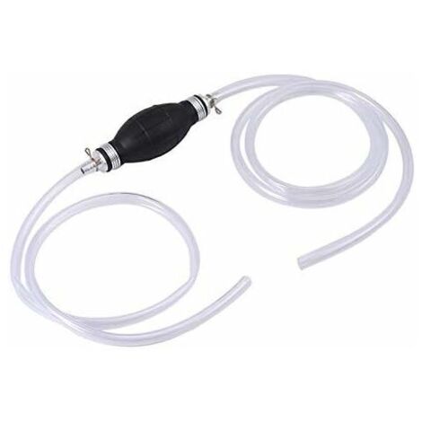 Pompe à Essence Manuelle de Siphon, Pompe Manuelle de Transfert de Diesel pour l'eau de Gasoil Parfaite pour SUV, MPV, Tondeuse à Gazon, Aquariums