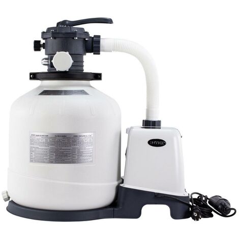 Pompe à filtre à sable Intex 26642GS - 3 500 litres par heure - Blanc