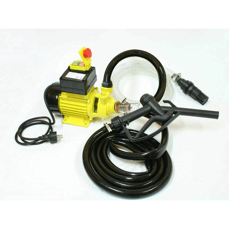 Varan Motors - CYB600 Pompe à fuel pompe à gasoil 230V 40l/min - 600W- 2400l/h - Jaune