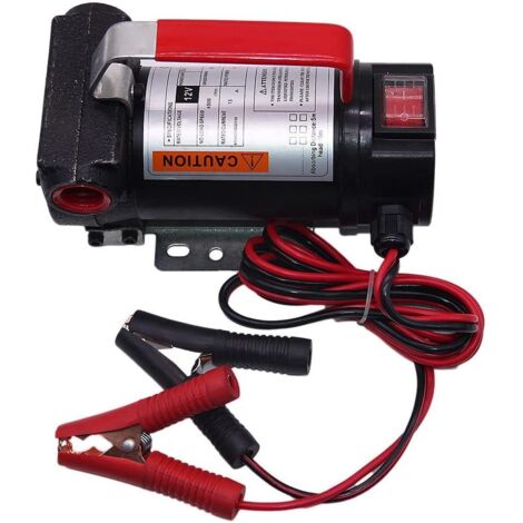 Pompe à gasoil 12V - 175W - Débit 40L/min - Hauteur 10m - Fonte - Pour diesel, fioul - Véhicules, transfert