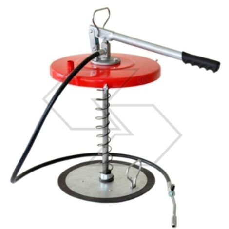 Pompe à graisse manuelle pour seaux 20/25/30 Kg tuyau 1,50m tête A01108