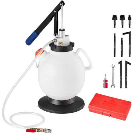 Pompe à huile de transmission de 7,5 L, distributeur manuel pour le remplissage d'huile ATF, outil portable pour la vidange automatique d'huile.