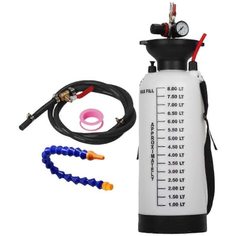 Pompe à huile de transmission pneumatique 8L, réservoir de remplissage ATF, pompe d'évacuation d'huile de transmission, pompe d'extraction d'huile sans adaptateur