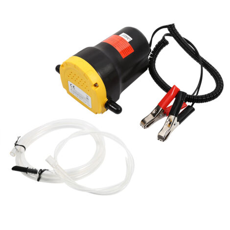 Pompe à Huile Diesel, Pompe à Huile électrique 12V, Pompe éléctrique à vidange Extraction Huile Diesel Aspiration pour Le Changement de Diesel d'extracteurs de Fluide de Voiture, Huile Moteur