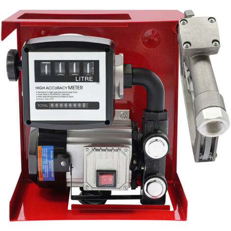 Pompe à huile diesel, pompe d'extraction d'huile 220-240 V, 550 W, pompe à huile auto-amorçante, pompe d'aspiration d'huile moteur 60 l/min, avec tuyaux et embout