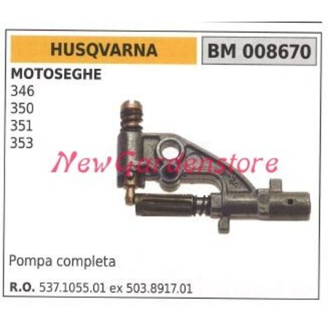 Pompe à huile pour moteur de tronçonneuse HUSQVARNA 340 345 351 353 008670