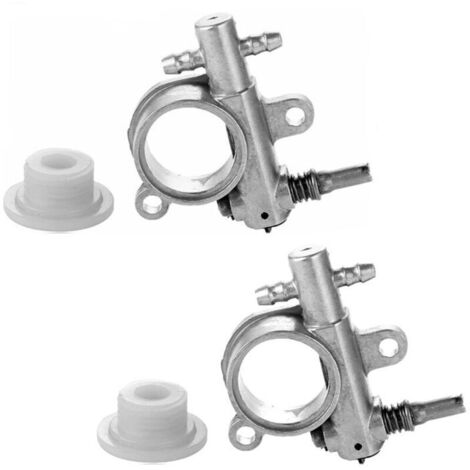 Pompe à Huile pour Tronçonneuse 25 cc et 38 cc – Lot de 2 Pièces Détachées Compatibles avec Modèles Standard