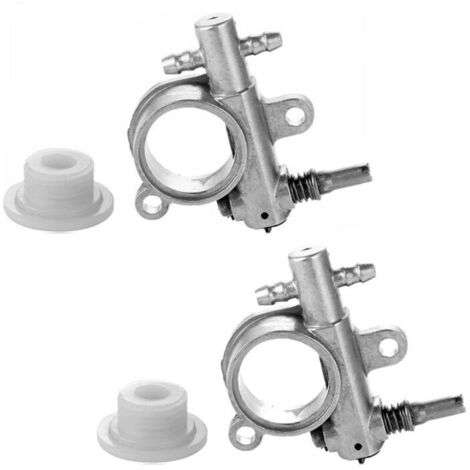Pompe à Huile pour Tronçonneuse 25cc 38cc Pièces Détachées 2 Pièces