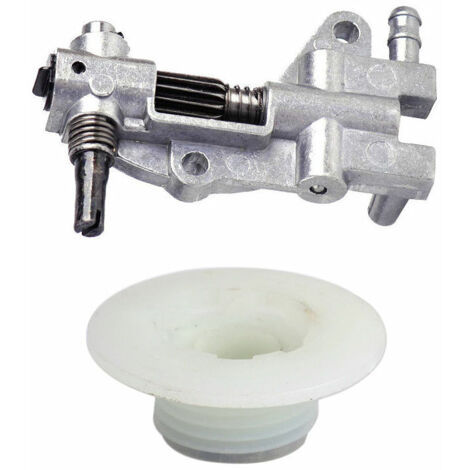 Pompe à huile pour tronçonneuse avec jeu de vis à engrenage pour tronçonneuse 4500 5200 5800 45 CC 52 CC 58 CC