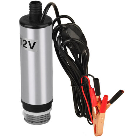 Pompe à huile submersible auto-amorçante 12 V, petite pompe électrique de transfert d'eau et d'huile, pompe de ravitaillement portable pour voiture et moto