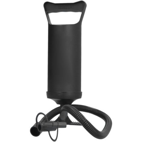 Pompe à main portable double action rapide avec poignée antidérapante pour bateaux pneumatiques