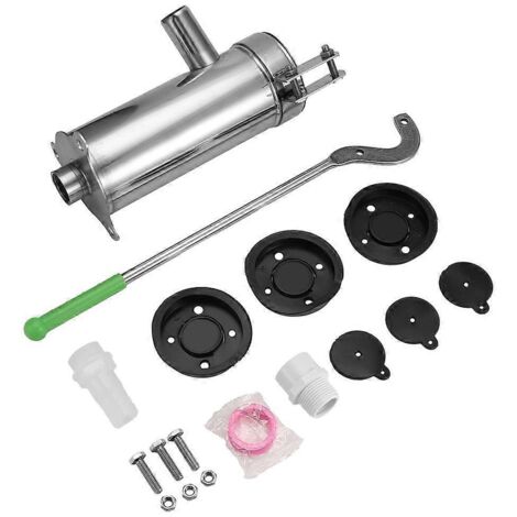 Pompe à main pour puits, pompe à main en acier inoxydable pour puits profonds, pompe à pichet --