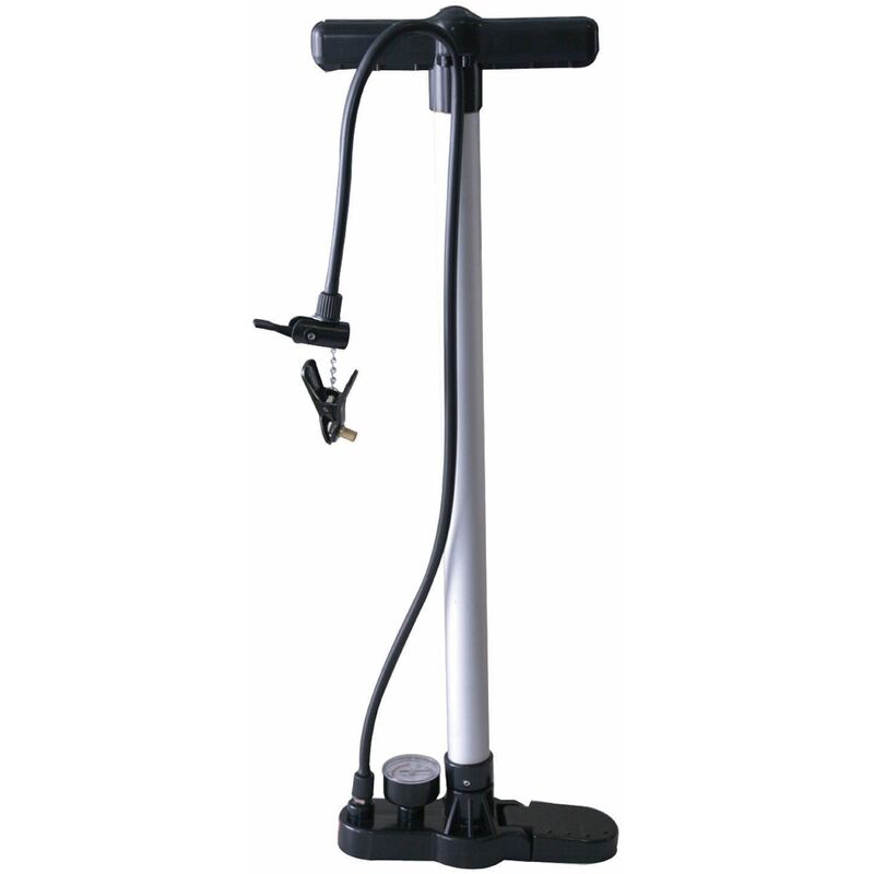 Pompa manuale verticale per biciclette cicli con manometro