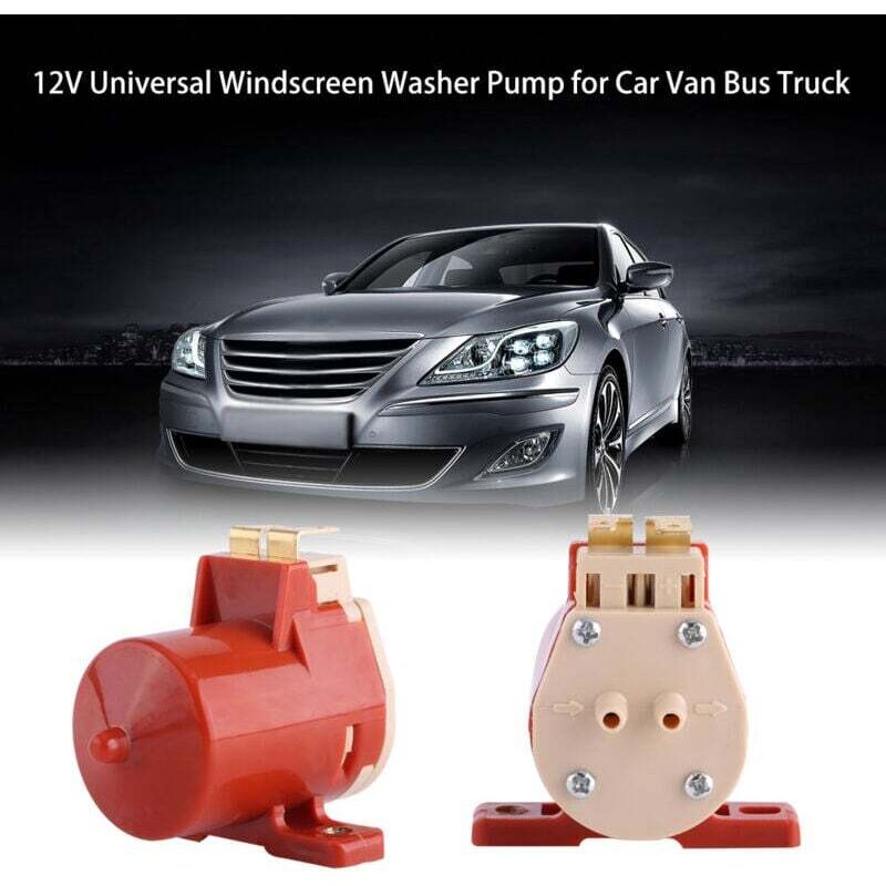Image of Pompe à moteur de lave-glace d'essuie-glace universelle, pour voiture, Van, Bus, camion