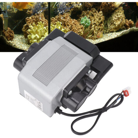 Pompe à Oxygène Aquarium PUMPPRO - 16W Aluminium Noir - Silencieuse et Performante pour Bassin et Hydroponie