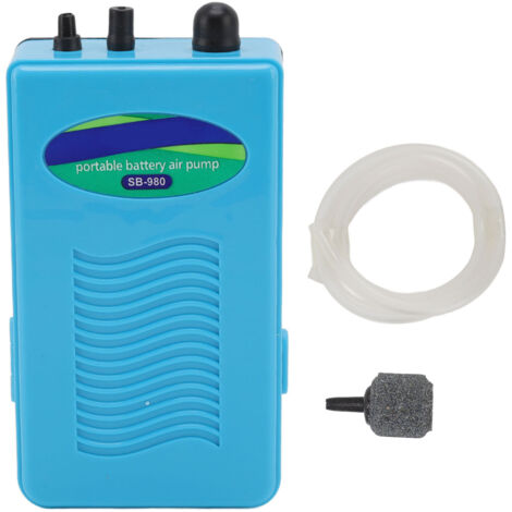 Pompe à oxygène pour aquarium, commande intelligente, silencieuse et portable, pour une utilisation intérieure et extérieure.