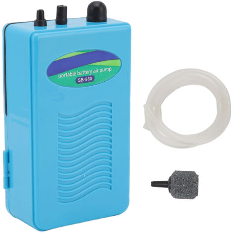 Pompe à oxygène pour aquarium, contrôle intelligent, silencieuse et portable, pour une utilisation intérieure et extérieure.