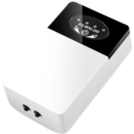Pompe à oxygène pour la pêche en extérieur, rechargeable par USB, avec une autonomie de 14 heures.