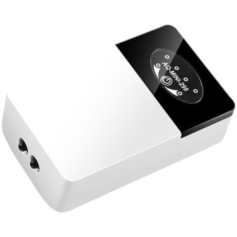 Pompe à oxygène USB pour aquarium, autonomie de 14 h, idéale pour le bureau, la maison et les voyages.