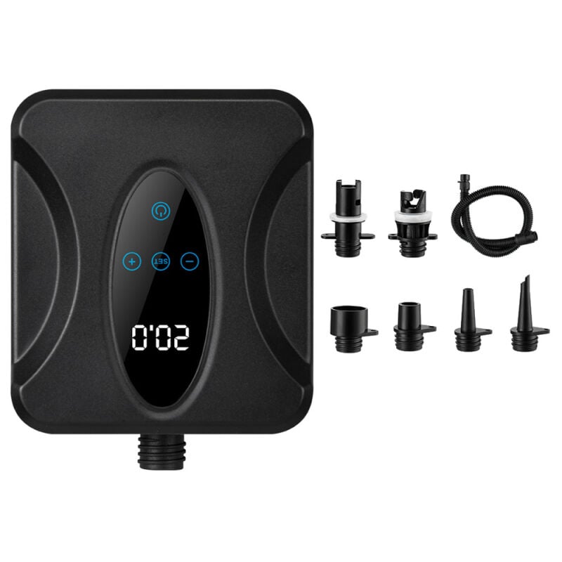 Lifcausal - Pompe à pagaie portable 20 psi Compresseur d'air électrique haute pression Pompe de gonflage avec 6 buses pour bateau gonflable Piscine