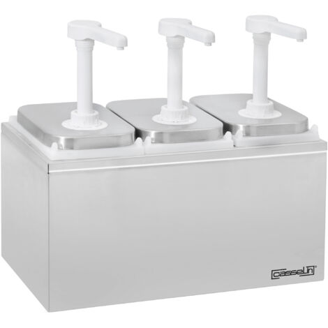Pompe à sauce neutre 3 x 2L - Casselin