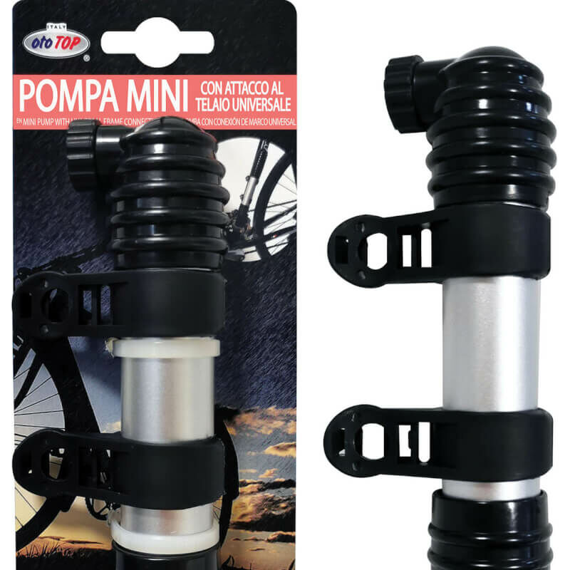 Pompe à vélo compacte