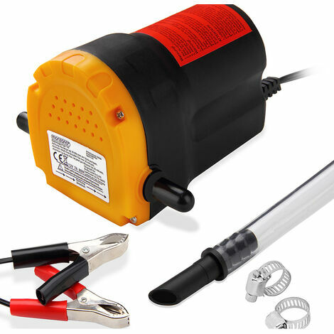 Pompe à vidange extraction huile diesel aspiration vidange auto huile 12V 80W