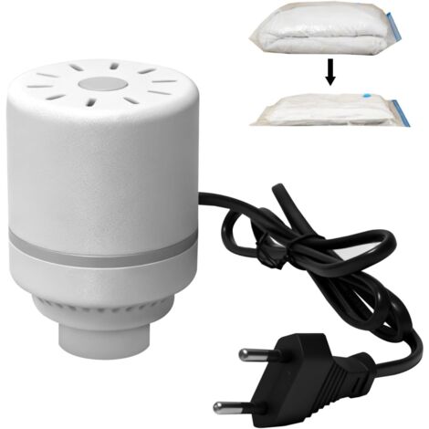 Pompe a Vide, Pompe Sous Vide de Voyage, Aspirateur Sac Sous Vide à Air Électrique, Mini Pompe Portable pour Voyages, Demenagement pour Sac Rangement Sous, Aspiration Ultra Puissante