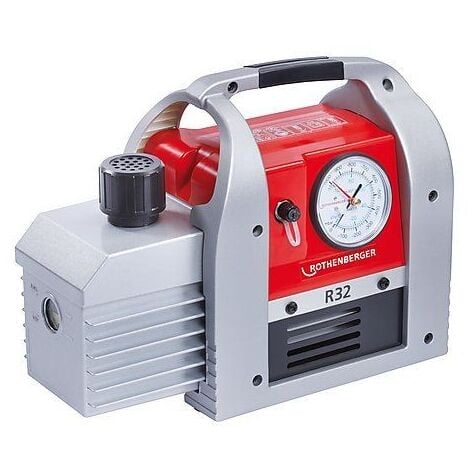 Pompe à Vide 12CFM 1HP Pompe à Vide à Palettes à Deux étages 3 X