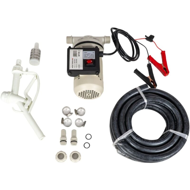 Mw Tools - Pompe AdBlue 12V avec tuyaux et pistolet manuel PAD12VKIT