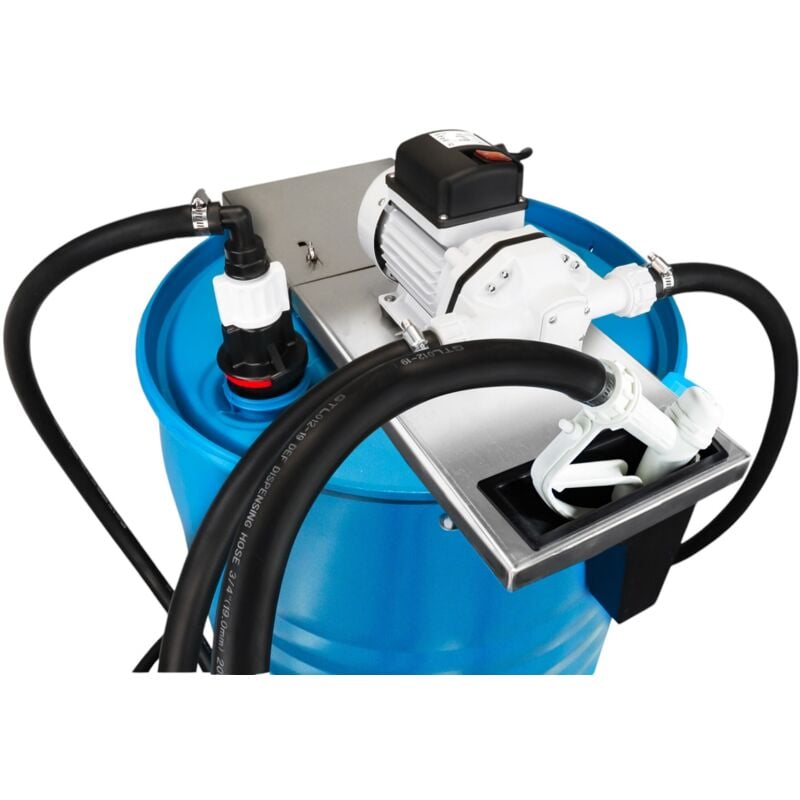 Mw Tools - Pompe AdBlue 230V avec tuyaux et pistolet manuel pour fûts 205L PAD230V