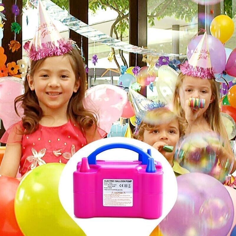 Mowze - Pompe à Ballon Gonfleur Electrique - Soufflante Double Utilisation pour Fête Mariage Décoration