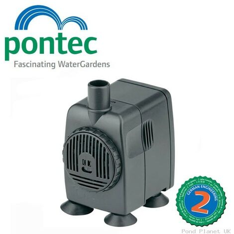 Pompe bassin de 1200 l/h pour fontaine extérieure et petits bassins de jardin